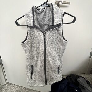 Port Authority Light Gray Fleece Vest